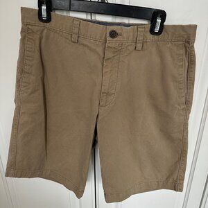 Banana Republic Chino Shorts Mens 33 Beige Khaki Casual 100% Cotton Style 438488